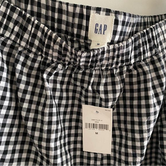 NWT GAP gingham off the shoulder blouse cottagecore - Picture 8 of 9